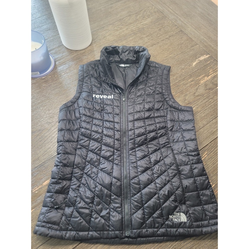 The North Face Thermoball Vest Womens M Black Quilted Insulated Lightweight
